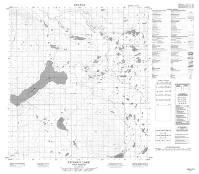 105L12 - MICA CREEK - Topographic Map