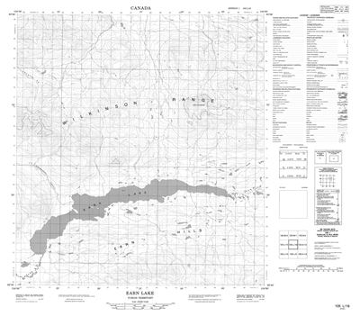 105L16 - EARN LAKE - Topographic Map