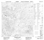 105M03 - SIDESLIP LAKE - Topographic Map