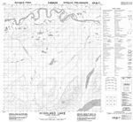 105M07 - HIGHLAND LAKE - Topographic Map