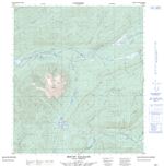 105M13 - MOUNT HALDANE - Topographic Map