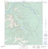 105M16 - TINY ISLAND LAKE - Topographic Map