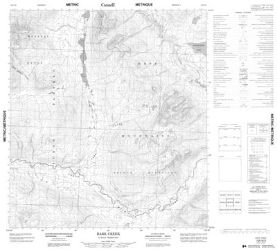 105N02 - BARR CREEK - Topographic Map