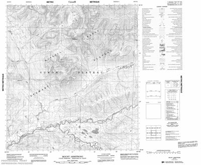 105N03 - MOUNT ARMSTRONG - Topographic Map