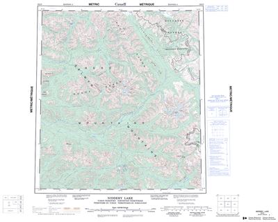 105O - NIDDERY LAKE - Topographic Map