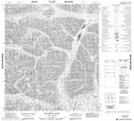 105O13 - EINARSON CREEK - Topographic Map