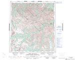 105P - SEKWI MOUNTAIN - Topographic Map