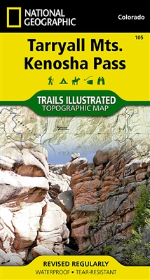 105 Tarryall Mountains Kenosha Pass National Geographic Trails Illustrated