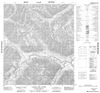 106A03 - CARIBOU CRY RAPIDS - Topographic Map