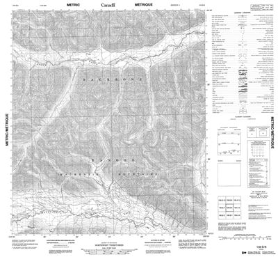 106B08 - CACHE MOUNTAIN - Topographic Map