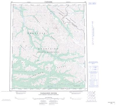 106C - NADALEEN RIVER - Topographic Map