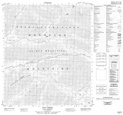 106C08 - DUO CREEK - Topographic Map