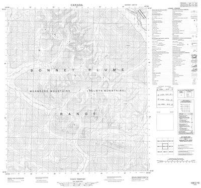 106C10 - MOUNT MACDONALD - Topographic Map