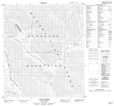 106C11 - CORN CREEK - Topographic Map