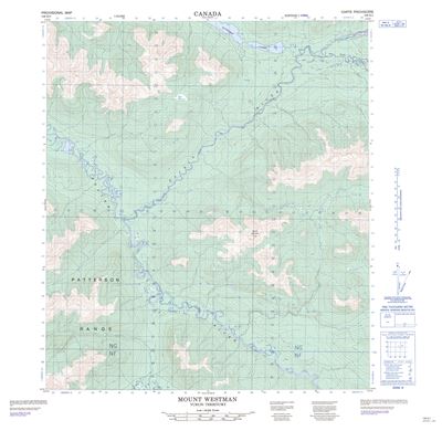 106D01 - MOUNT WESTMAN - Topographic Map