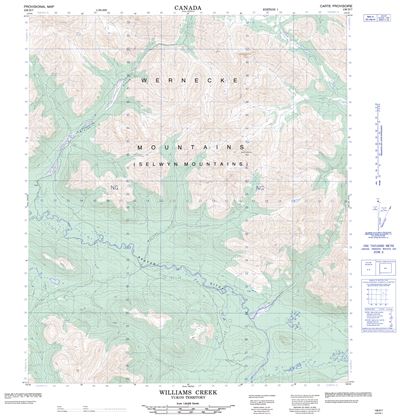 106D07 - WILLIAMS CREEK - Topographic Map