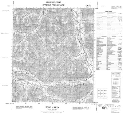 106D10 - NASH CREEK - Topographic Map