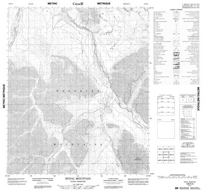 106E03 - ROYAL MOUNTAIN - Topographic Map