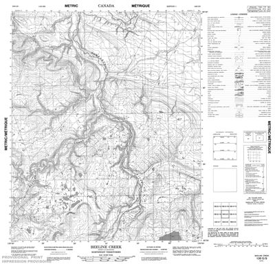 106G09 - BEELINE CREEK - Topographic Map