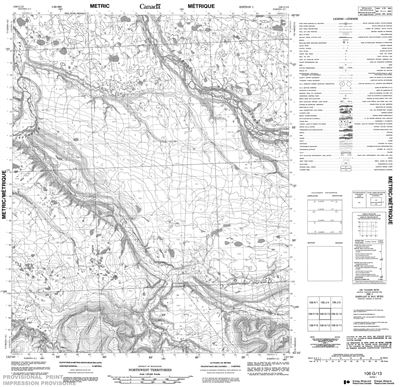 106G13 - NO TITLE - Topographic Map