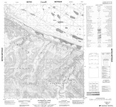 106H01 - FLORENCE LAKE - Topographic Map