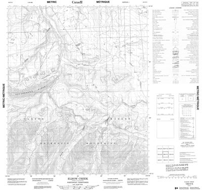 106H05 - ELBOW CREEK - Topographic Map