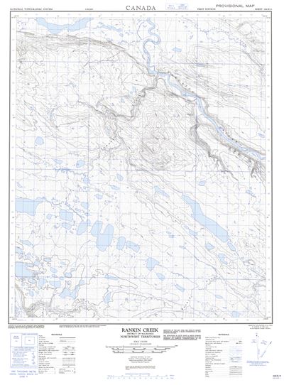 106H08 - RANKIN CREEK - Topographic Map