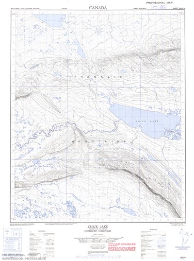 106H16 - CHICK LAKE - Topographic Map