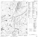 106I09 - TCHANETA RIVER - Topographic Map