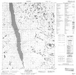 106I14 - YELTEA LAKE - Topographic Map