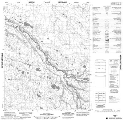 106K01 - NO TITLE - Topographic Map