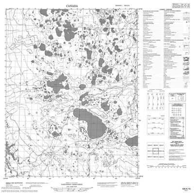 106K15 - NO TITLE - Topographic Map