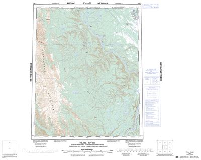 106L - TRAIL RIVER - Topographic Map