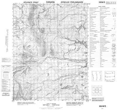 106M05 - NO TITLE - Topographic Map