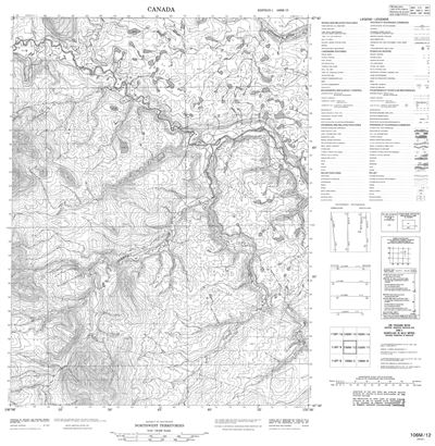 106M12 - NO TITLE - Topographic Map
