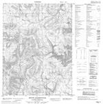 106M13 - MOUNT GOODENOUGH - Topographic Map