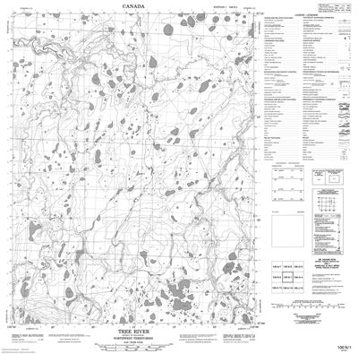 106N01 - TREE RIVER - Topographic Map