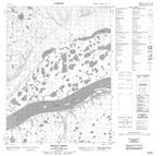 106N08 - BENOIT CREEK - Topographic Map