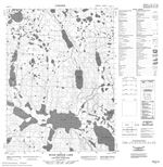 106N16 - WOOD BRIDGE LAKE - Topographic Map