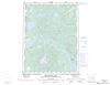 106O - TRAVAILLANT LAKE - Topographic Map