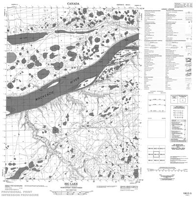 106O05 - BIG LAKE - Topographic Map