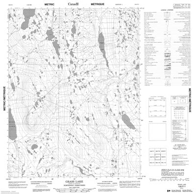106P01 - GRASS LAKE - Topographic Map