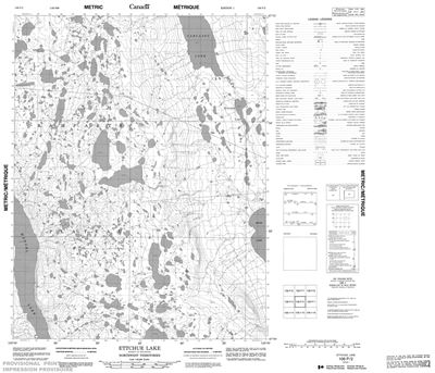 106P02 - ETTCHUE LAKE - Topographic Map