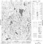 106P08 - BURNT LAKE - Topographic Map