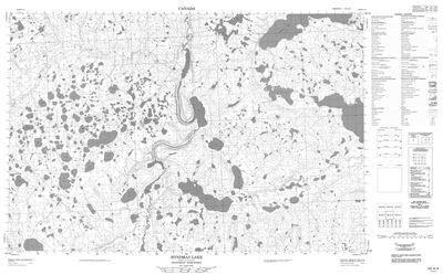 107A04 - HYNDMAN LAKE - Topographic Map
