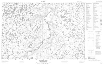 107A09 - BIG GRASSY LAKE - Topographic Map