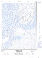 107B02W - CAMPBELL LAKE - Topographic Map
