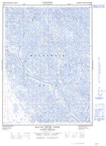 107B05E - BEAVER HOUSE CREEK - Topographic Map