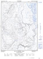 107B05W - BEAVER HOUSE CREEK - Topographic Map