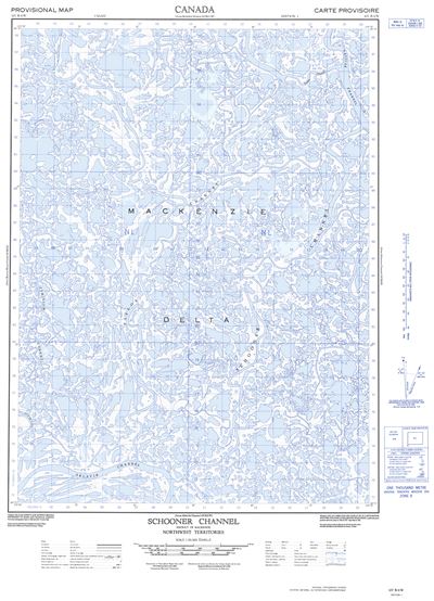 107B06W - SCHOONER CHANNEL - Topographic Map